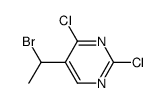 (+/-)-2,4-dichloro-5-(1-bromoethyl)-pyrimidine结构式