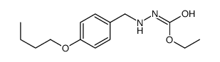 3-(p-Butoxybenzyl)carbazic acid ethyl ester Structure