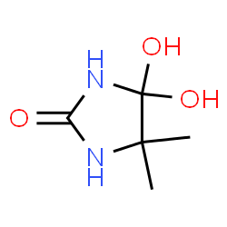 2-Imidazolidinone, 4,4-dihydroxy-5,5-dimethyl- (9CI) picture