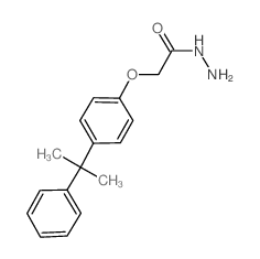 2-[4-(1-甲基-1-苯基乙基)苯氧基]乙酰肼结构式