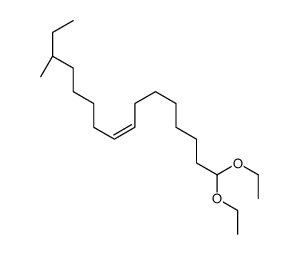 (Z)-1,1-Diethoxy-14-methyl-8-hexadecene结构式