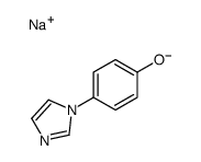 sodium p-(1H-imidazol-1-yl)phenolate Structure