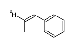 [D1]-cis-β-methylstyrene Structure