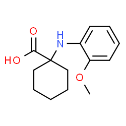 1-(2-METHOXY-PHENYLAMINO)-CYCLOHEXANECARBOXYLIC ACID picture