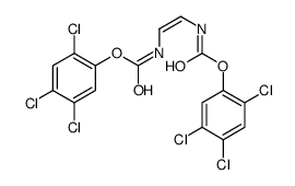 N,N'-Vinylenedicarbamic acid bis(2,4,5-trichlorophenyl) ester结构式
