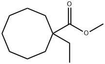 1-Ethylcyclooctanecarboxylic acid methyl ester结构式