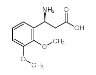 (S)-3-氨基-3-(2,3-二甲氧基苯基)-丙酸结构式