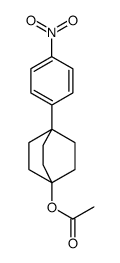 4-(4-nitrophenyl)bicyclo[2.2.2]octan-1-yl acetate Structure