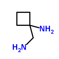 1-(氨基甲基)环丁胺结构式