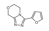 3-(furan-2-yl)-6,8-dihydro-5H-[1,2,4]triazolo[3,4-c][1,4]oxazine结构式