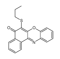 6-propylsulfanylbenzo[a]phenoxazin-5-one结构式