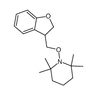 1-[(2,3-dihydrobenzofuran-3-yl)methoxy]-2,2,6,6-tetramethylpiperidine结构式