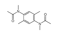 N,N'-(2,5-dimethyl-1,4-phenylene)bis[N-methylacetamide]结构式