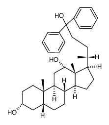 3,12-dihydroxy-nor-cholanyldiphenylcarbinol picture