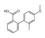 2-(4-methoxy-2-methylphenyl)benzoic acid Structure