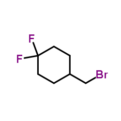 4-溴甲基-1,1-二氟环己烷结构式