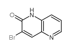 3-溴-1,5-萘啶-2-醇结构式