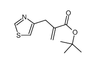 tert-butyl 2-(1,3-thiazol-4-ylmethyl)prop-2-enoate Structure