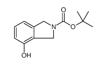 4-羟基异吲哚啉-2-羧酸叔丁酯结构式