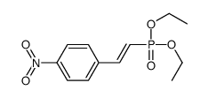 1-(2-diethoxyphosphorylethenyl)-4-nitrobenzene结构式