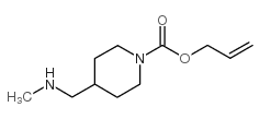 4-甲基氨基乙基哌啶-1-羧酸烯丙基酯结构式