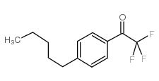 2,2,2-TRIFLUORO-1-(4-PENTYL-PHENYL)-ETHANONE structure