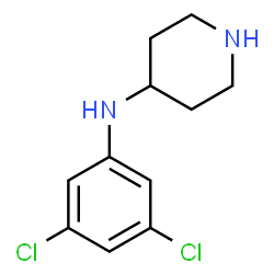(3,5-DICHLORO-PHENYL)-PIPERIDIN-4-YL-AMINE结构式