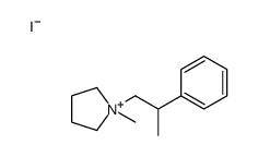 1-methyl-1-(2-phenylpropyl)pyrrolidin-1-ium,iodide结构式