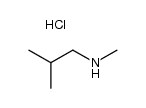 isobutyl-methyl-amine, hydrochloride Structure