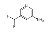 5-二氟甲基-3-氨基吡啶结构式