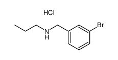 N-(3-bromobenzyl)propan-1-amine hydrochloride Structure