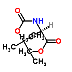 Boc-D-Alanine Methyl Ester structure