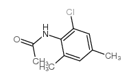 2-氯-4,6-二甲基乙酰替苯胺结构式