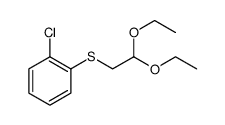 Benzene, 1-chloro-2-[(2,2-diethoxyethyl)thio] Structure