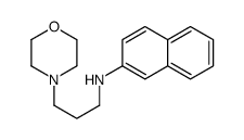 N-[3-(morpholino)propyl]naphthalen-2-amine Structure