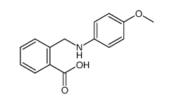 2-(((4-methoxyphenyl)amino)methyl)benzoic acid Structure