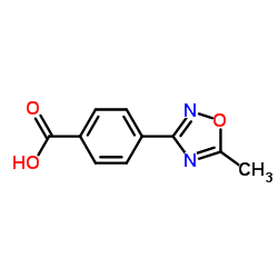 4-(5-甲基-1,2,4-恶二唑-3-基)苯甲酸结构式