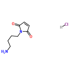 1-(4-Aminobutyl)-1H-pyrrole-2,5-dione hydrochloride structure