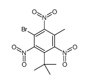 1-bromo-3-tert-butyl-5-methyl-2,4,6-trinitrobenzene结构式