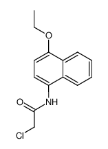 chloro-acetic acid-(4-ethoxy-[1]naphthylamide) Structure