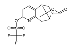 tert-butyl 2-(((trifluoromethyl)sulfonyl)oxy)-8,9-dihydro-5H-pyrido[2,3-d]azepine-7(6H)-carboxylate Structure