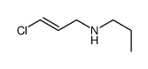 3-chloro-N-propylprop-2-en-1-amine结构式