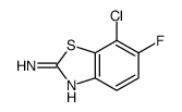 2-Benzothiazolamine,7-chloro-6-fluoro-(9CI) structure