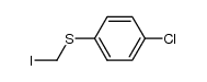 iodomethyl 4-chlorophenyl sulfide结构式