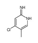 4-氯-5-甲基吡啶-2-胺结构式