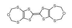 bis[4-oxa-2,6,8,10-tetrathiabicyclo[5.3.0]dec-1(7)-en-9-ylidene] Structure