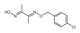 biacetyl O-(4-chlorobenzyl) dioxime Structure