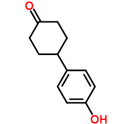 4-(4-羟基苯基)环己酮结构式