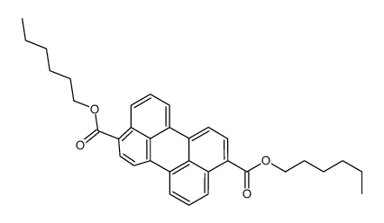 dihexyl perylene-3,9-dicarboxylate Structure