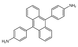 4,4"-(蒽-9,10-二基)二苯胺结构式
